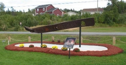 World Trade Centre Steele at the Derm Flynn Rover Front Peace Park in Appleton, NL
